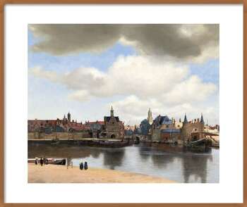 Plagát View of Delft, c.1660-61