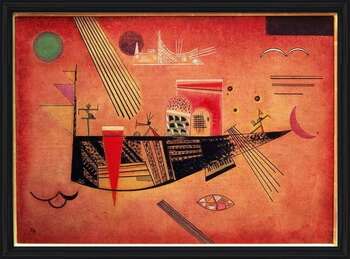 Zarámovaný plagát Wassily Kandinsky - Whimsical