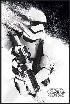 Zarámovaný plagát Star Wars Episode VII: The Force Awakens - Stormtrooper Paint