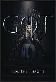 Zarámovaný plagát Game Of Thrones - Daenerys For The Throne