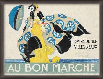 Plagát Au Bon Marché (Art Nouveau Vintage)