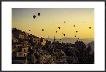 Plagát Sunrise over Cappadocia